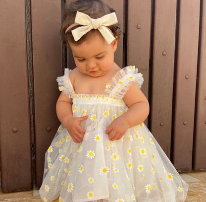 Daisy tulle baby dress