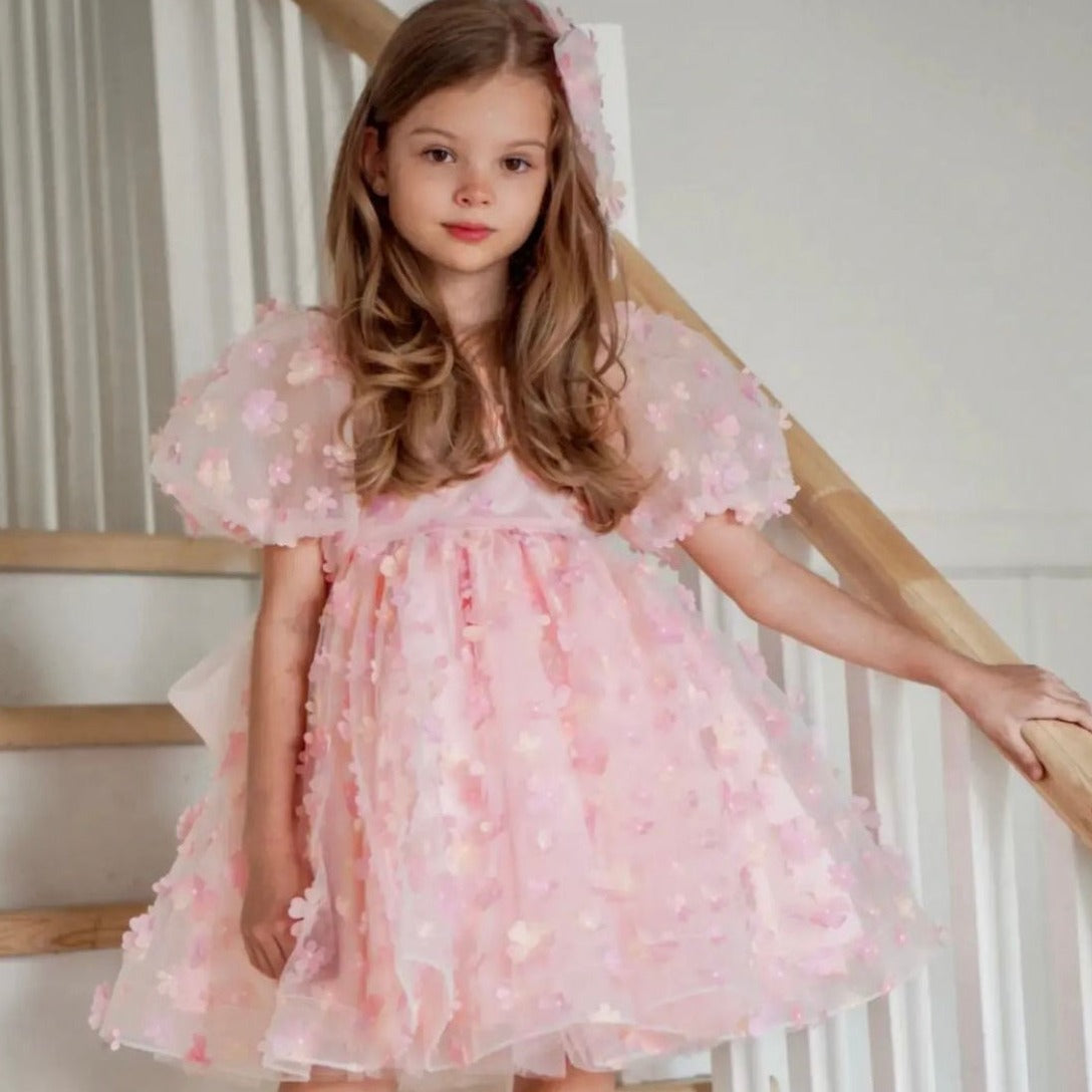 Delicate Dress for children with flowers