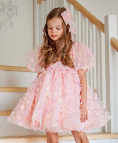 Delicate Dress for children with flowers