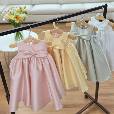 Children's Party Dress with Bow