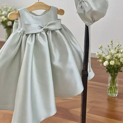 Children's Party Dress with Bow