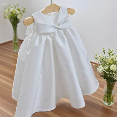 Children's Party Dress with Bow