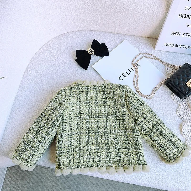 Children's coat set with bows