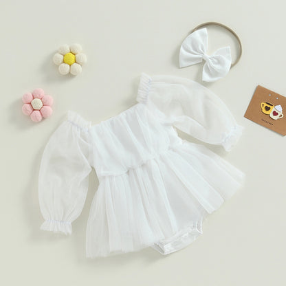 Body Baby dress in tulle + headband