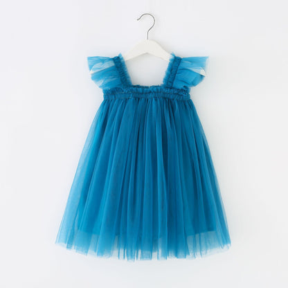 Simple Colorful Tulle Dresses