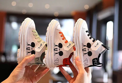 Autumn Winter Mickey mouse  sneakers  /Shoes For Girls for Boys/ Sports tennis Shoes