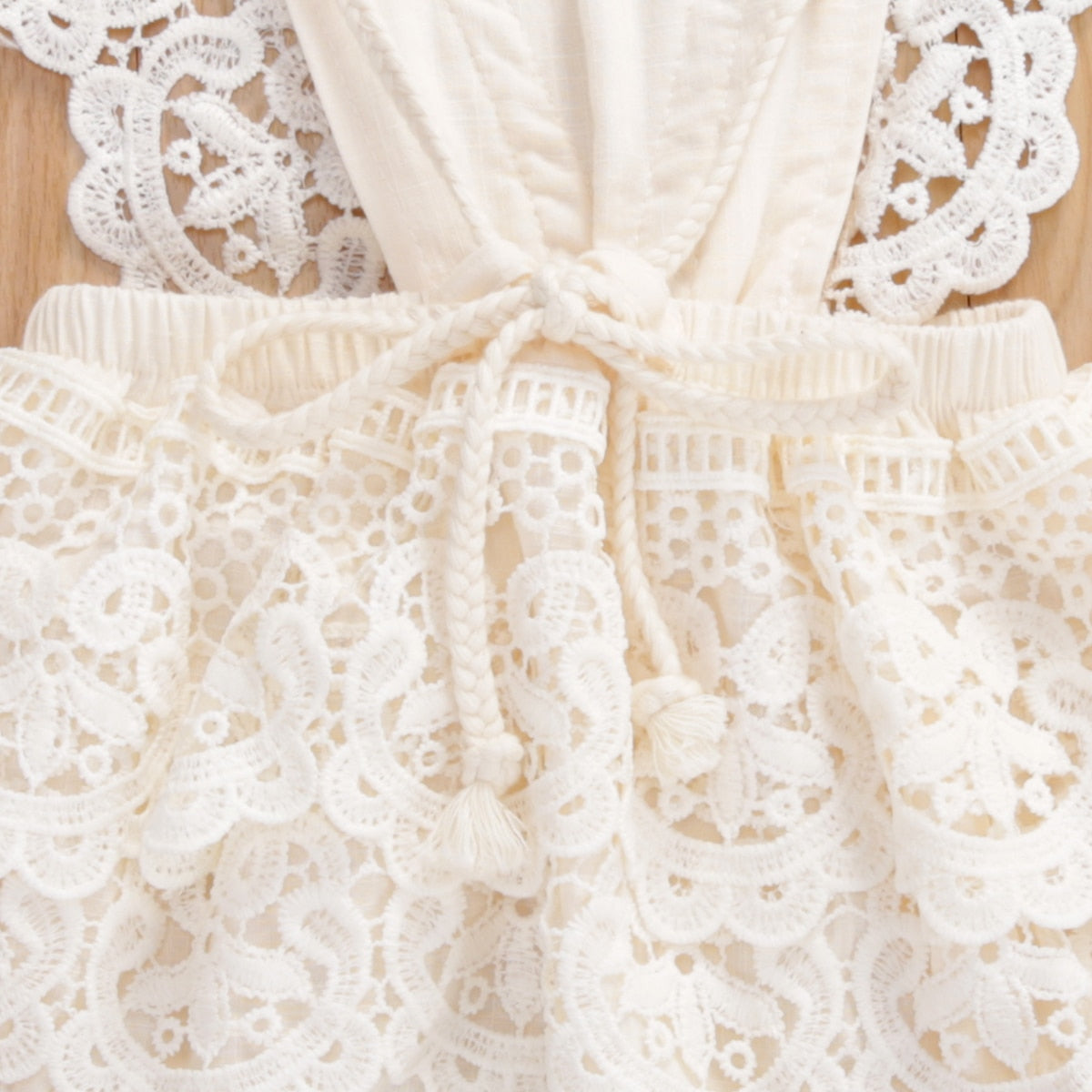 Children's Bodysuit Lace Skirt