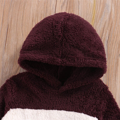 3 Colors Hooded Coat