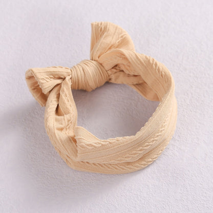 Cable Bow Baby Headband