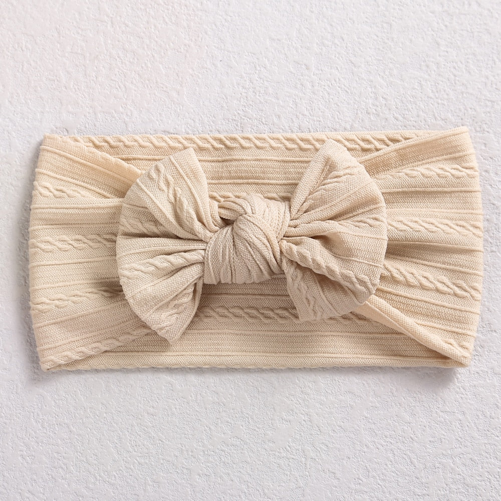 Cable Bow Baby Headband