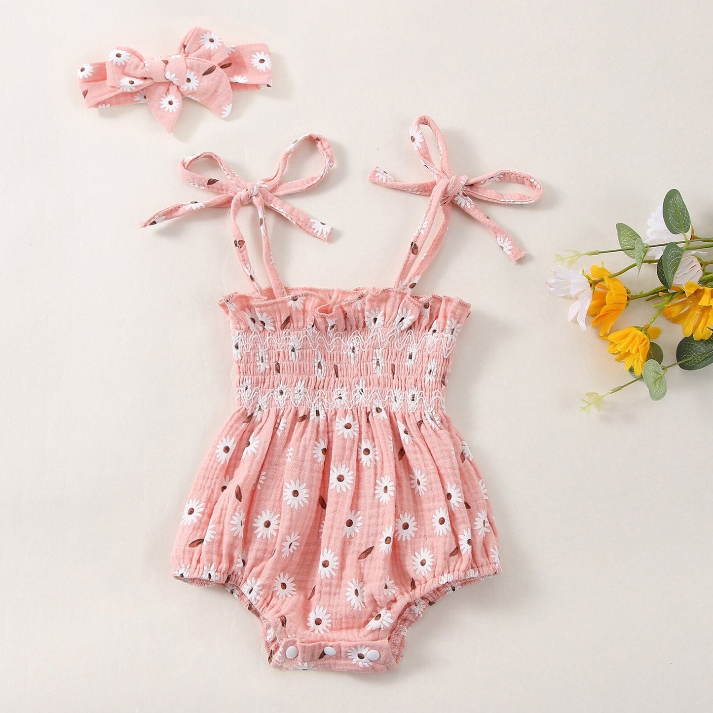 Children's Body Strap Flowers + Sash