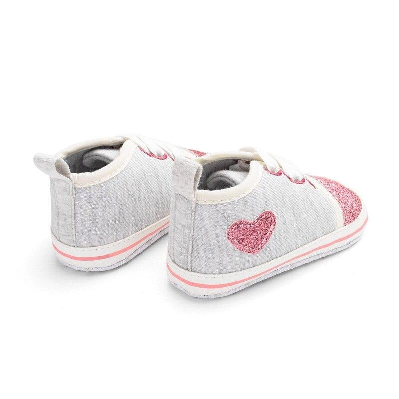 Glitter Hearts Sneakers