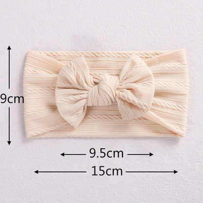 Cable Bow Baby Headband