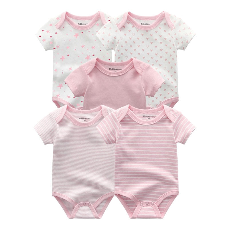 Kit 5 Body Prints Baby Girl