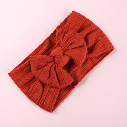 Cable Bow Baby Headband