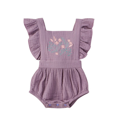 Children's Body Colored Embroidered