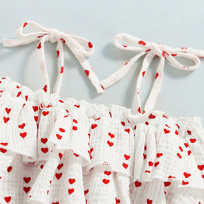 Children's Bodysuit Hearts + Belt