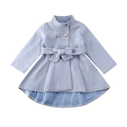 Blue Children's Long Coat