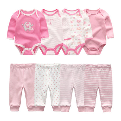 Kit 8 Pieces baby girl prints