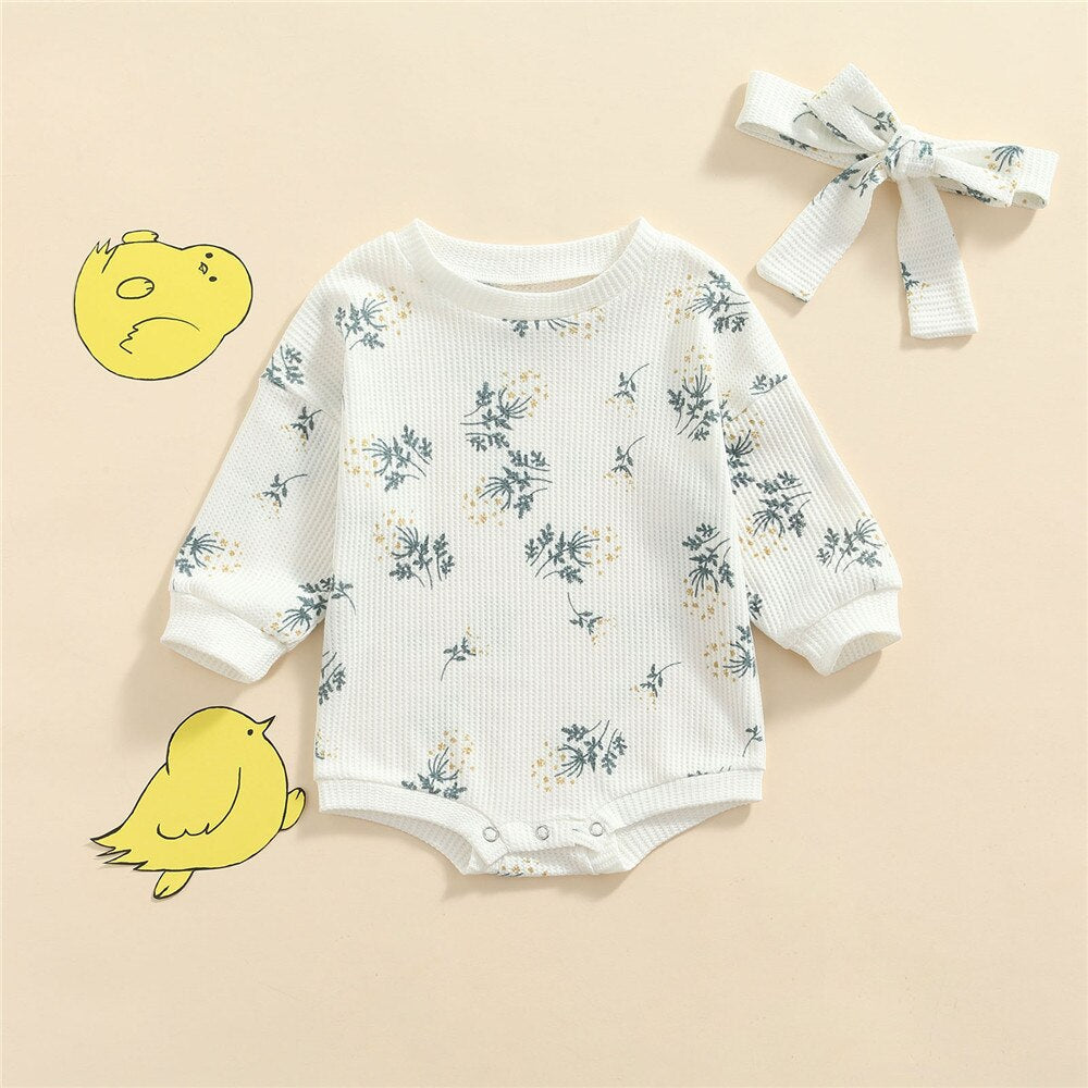 Children's Bodysuit Floral + Sash