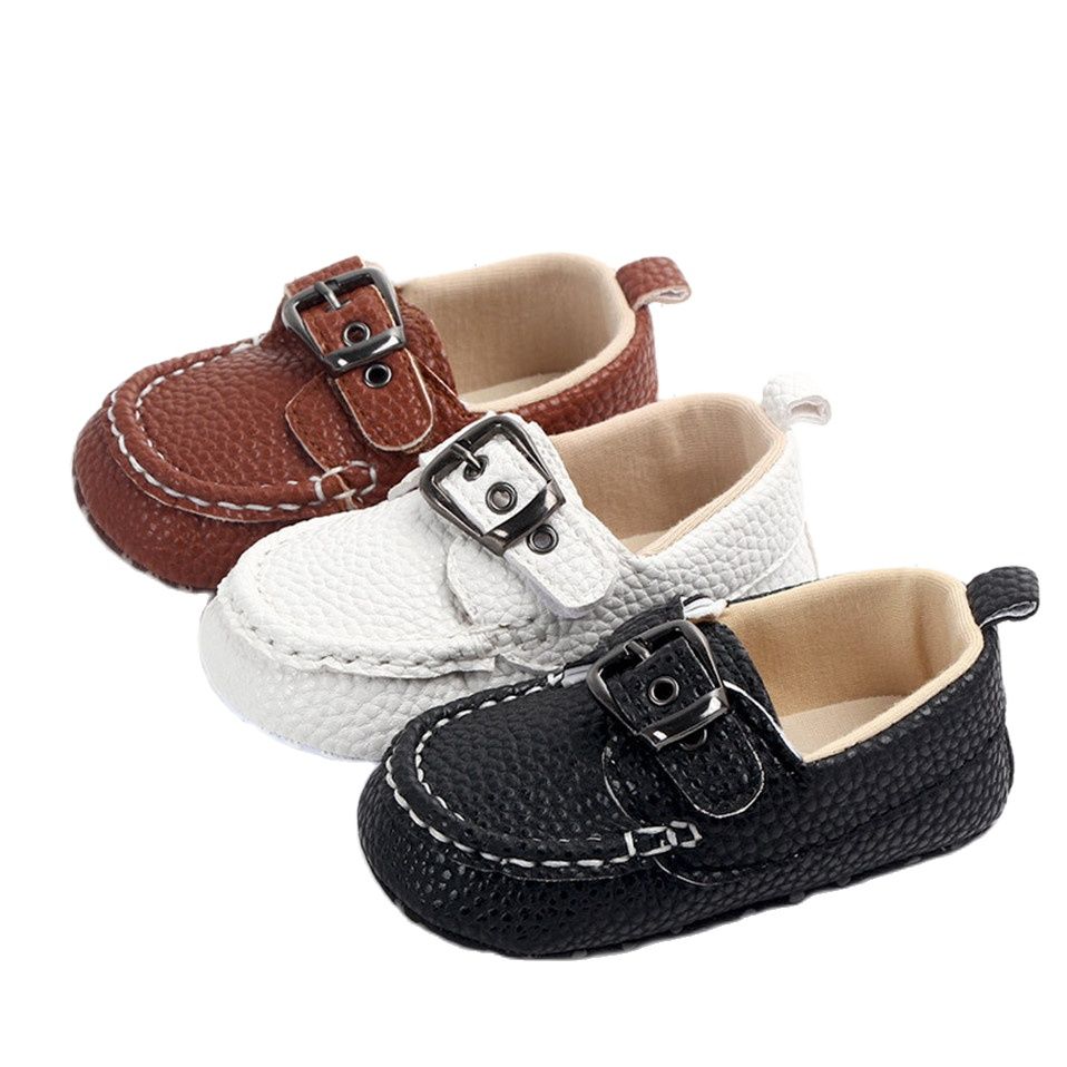 Buckle moccasin baby boy/ toddler