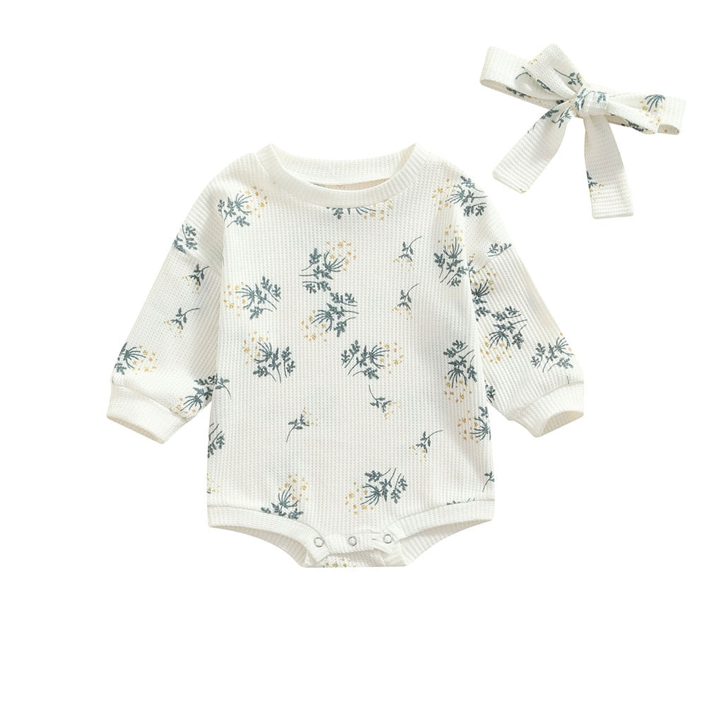 Children's Bodysuit Floral + Sash