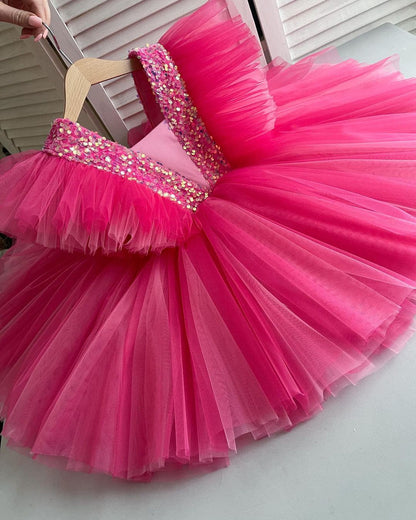 Bow Tulle Party Dress