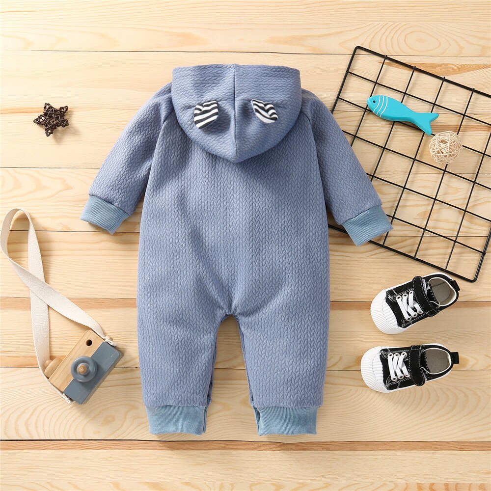 Blue Jumpsuit With Ears