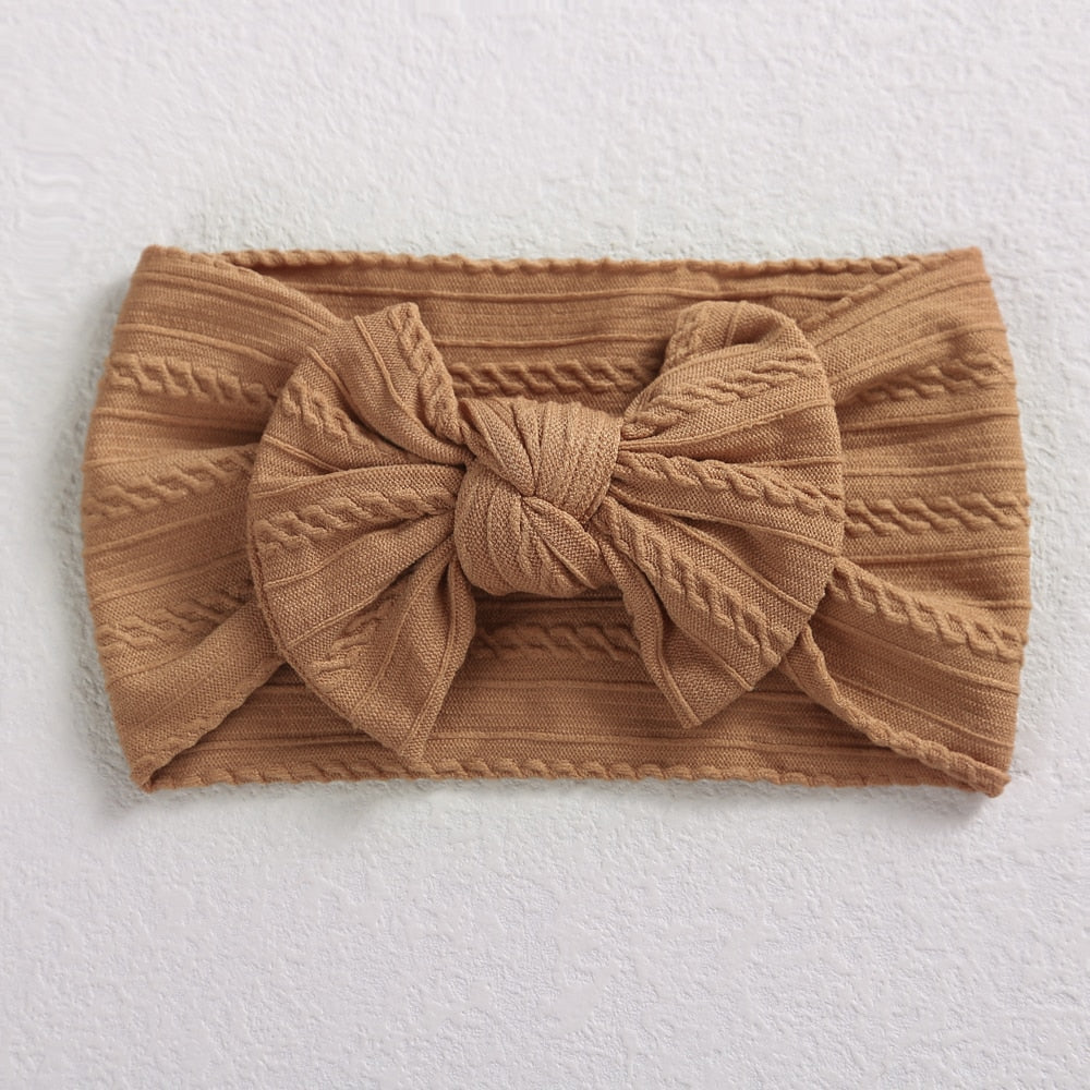 Cable Bow Baby Headband