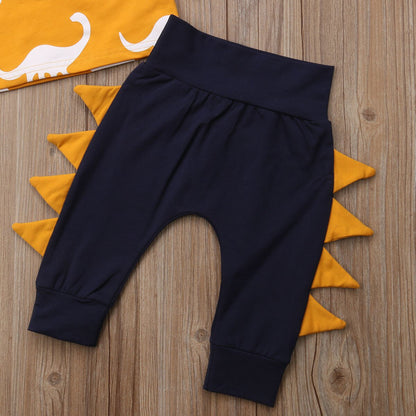 Yellow dino children's set