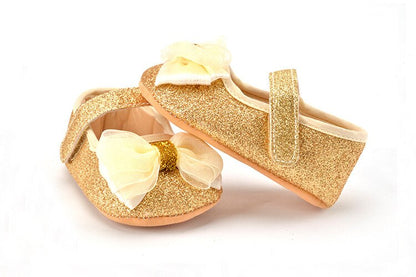 Bow Glitter Flats