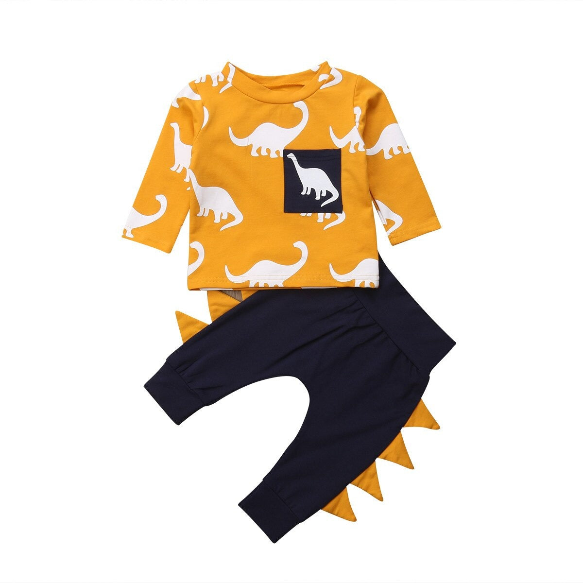 Yellow dino children's set