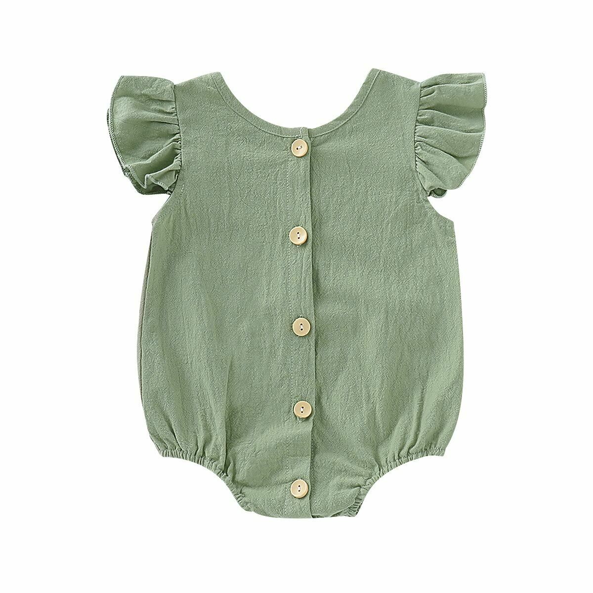 Buttons Romper Princess