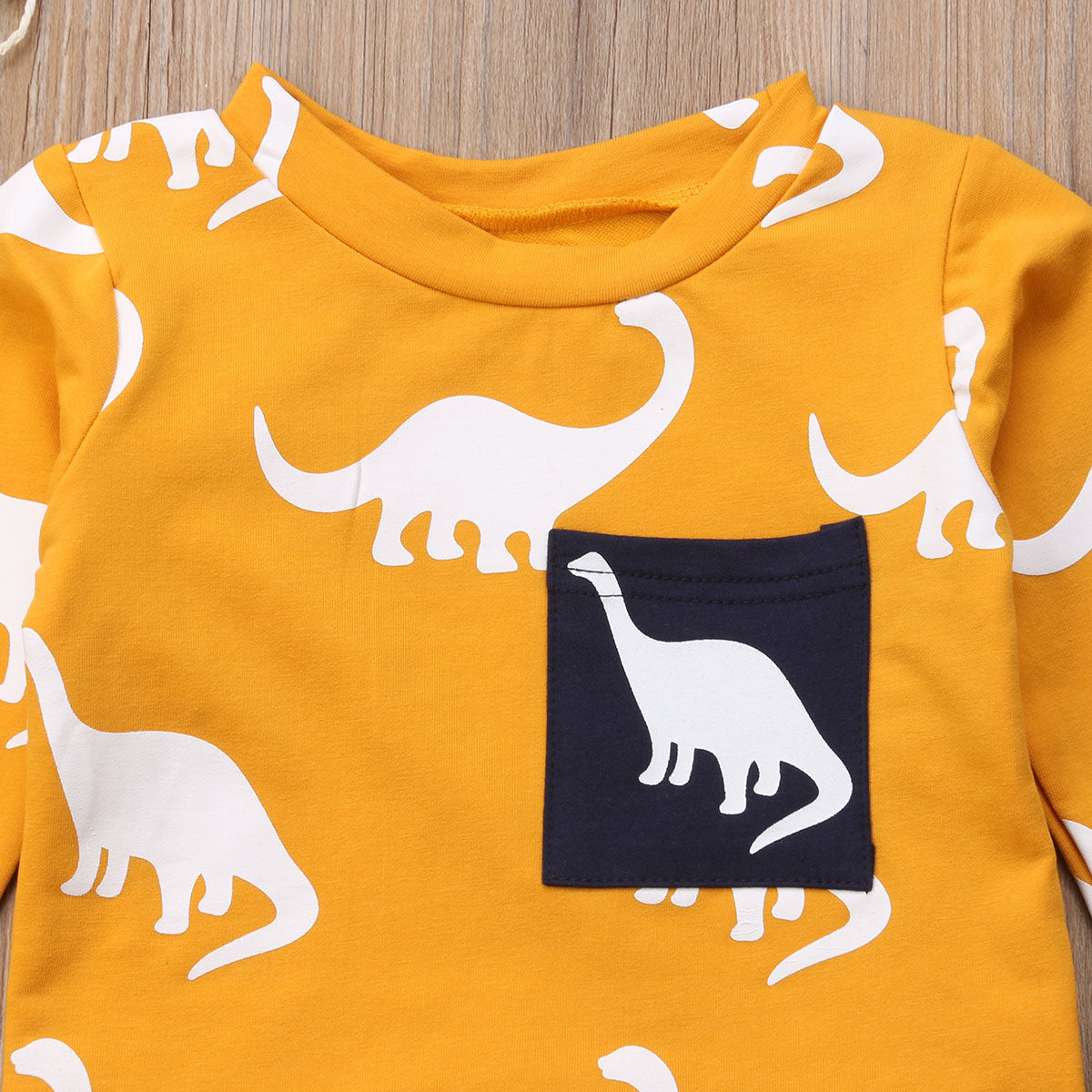 Yellow dino children's set