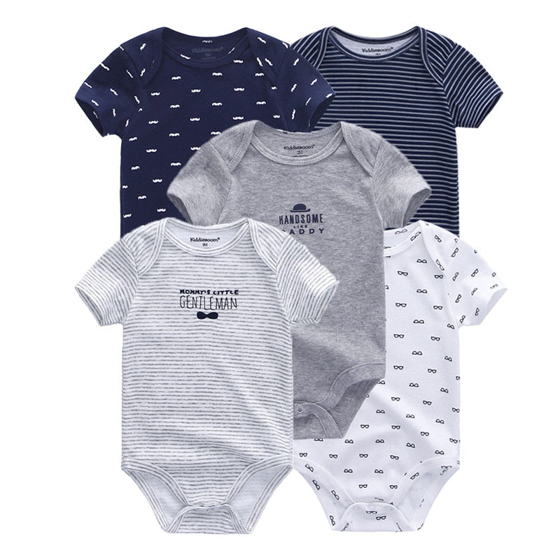 Kit 5 Body Prints Baby Boy