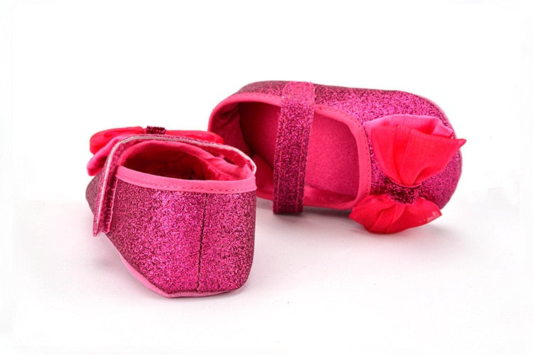 Bow Glitter Flats