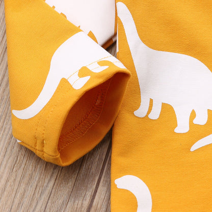 Yellow dino children's set