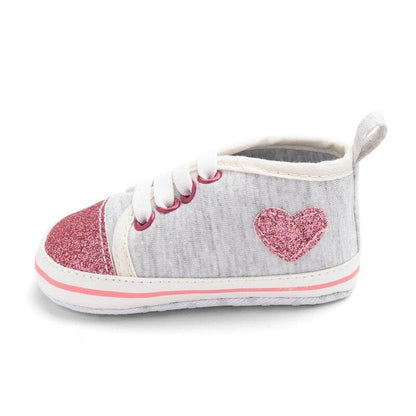 Glitter Hearts Sneakers