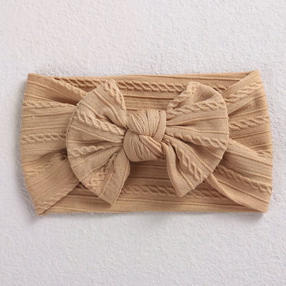 Cable Bow Baby Headband