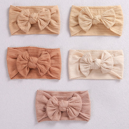 Cable Bow Baby Headband