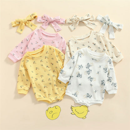 Children's Bodysuit Floral + Sash