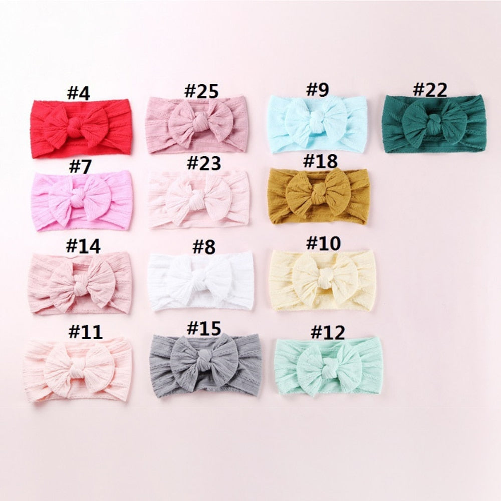 Cable Bow Baby Headband