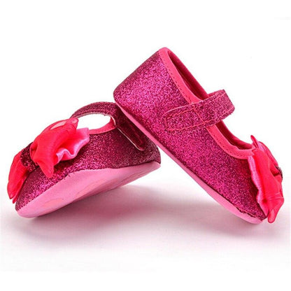 Bow Glitter Flats