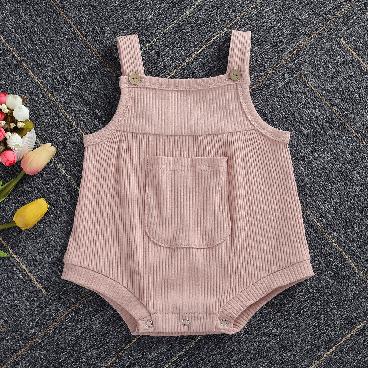 Bodysuit/Romper with Kangaroo Pocket