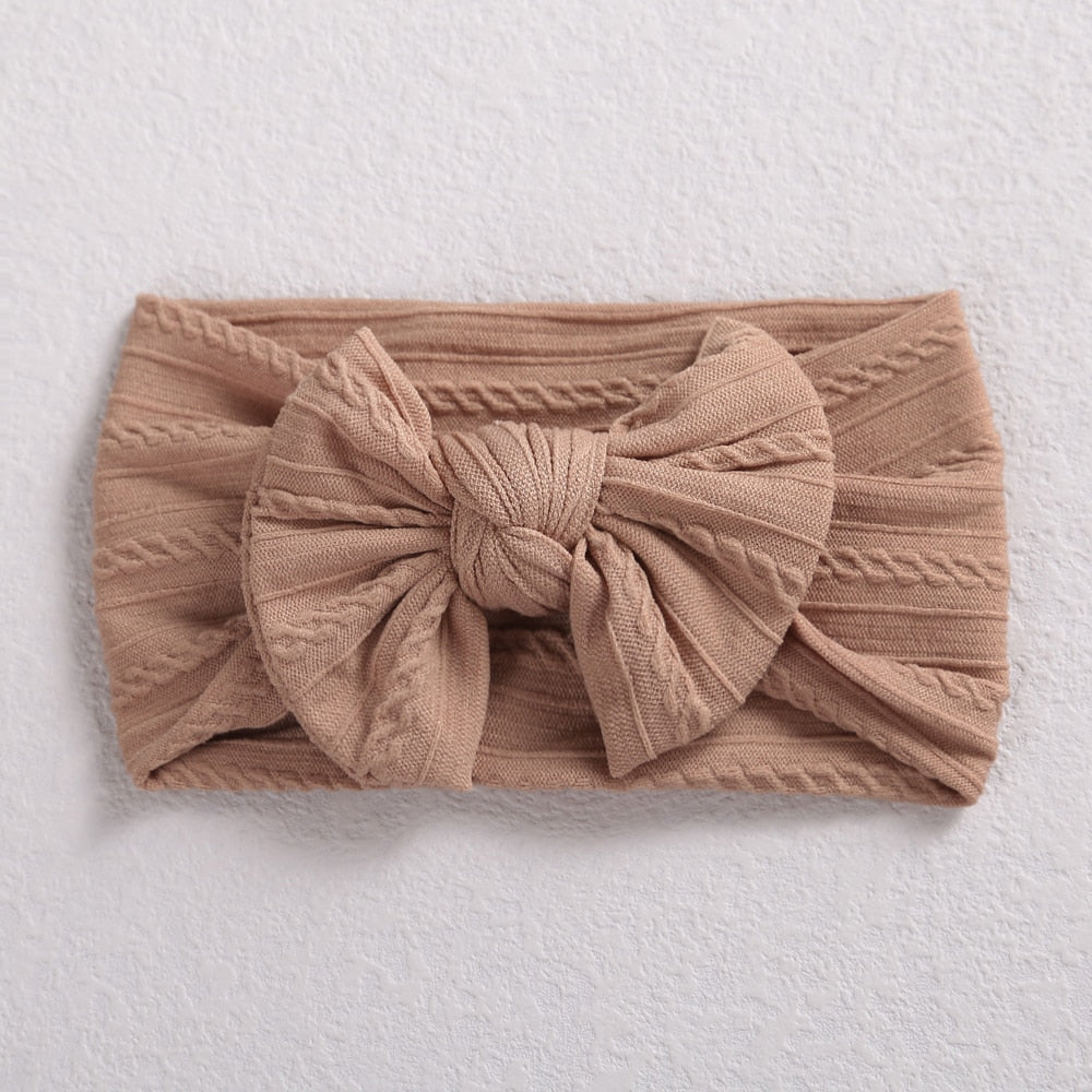 Cable Bow Baby Headband