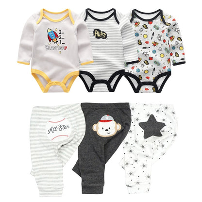 Kit 6 Pieces Baby Boy Prints