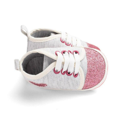 Glitter Hearts Sneakers