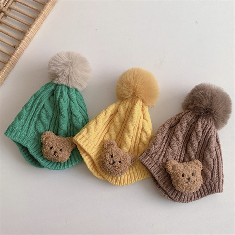 Children's Cap Teddy Bear