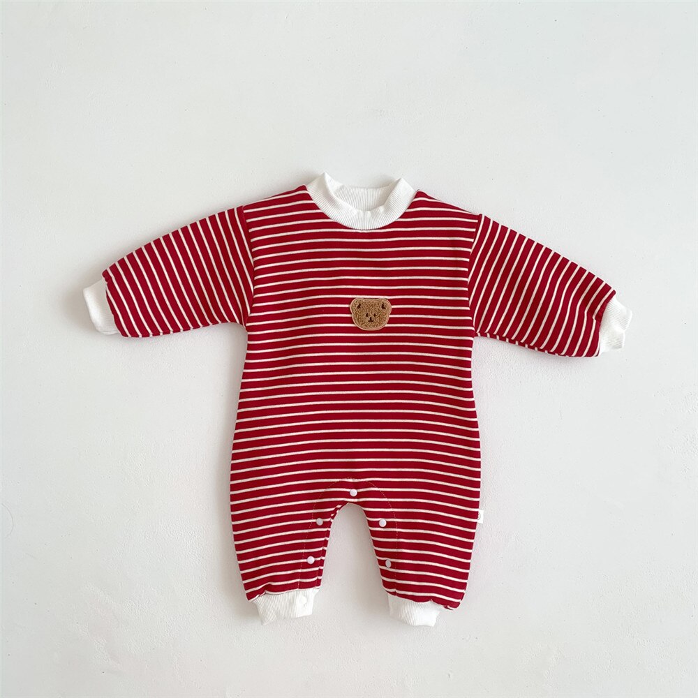 Bear Striped Children's Jumpsuit