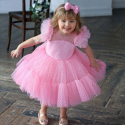 Children's Lace Party Dress